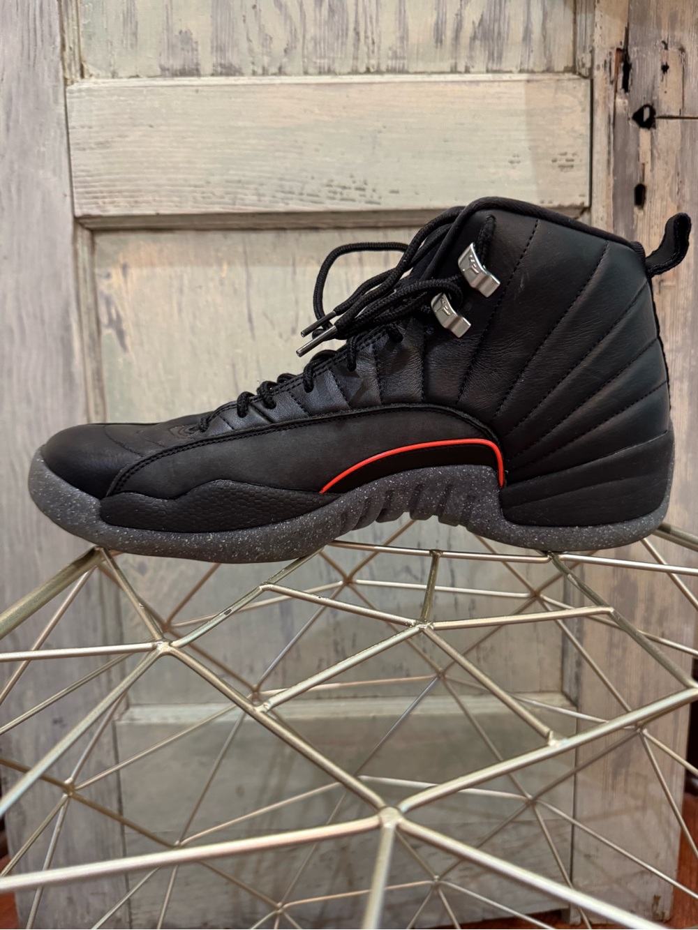Nike Air Jordan Retro 12 Utility Black Grind sneakers MEN SZ 13 - Picture 7 of 10